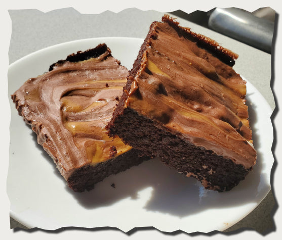 Sugar Free P.B. Swirl Brownies